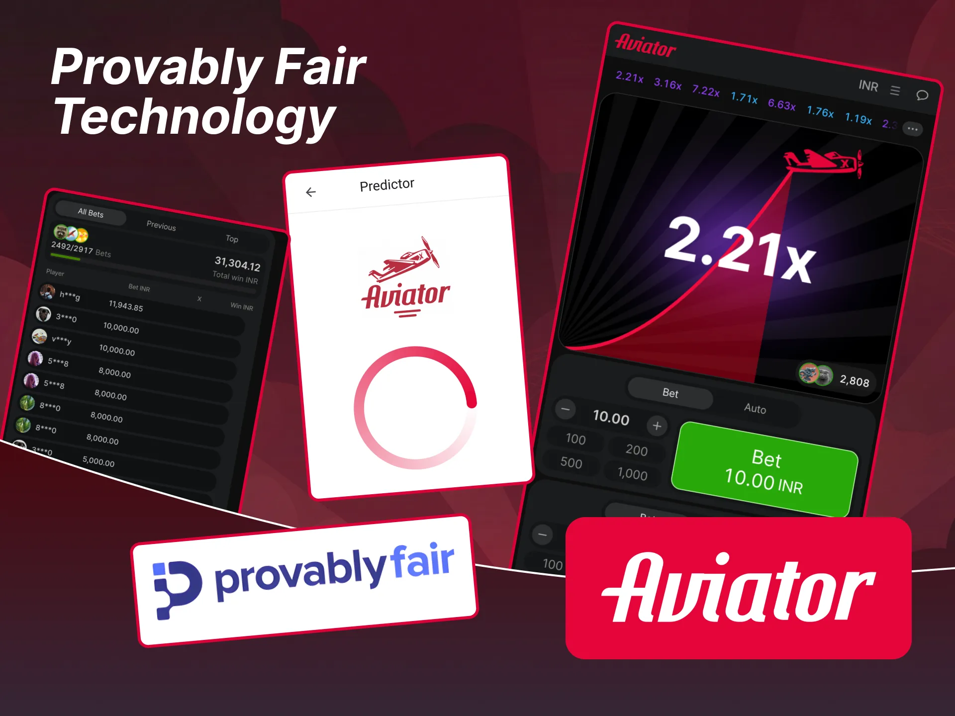 Aviator uses Provably Fair technology ensuring unpredictable outcomes.