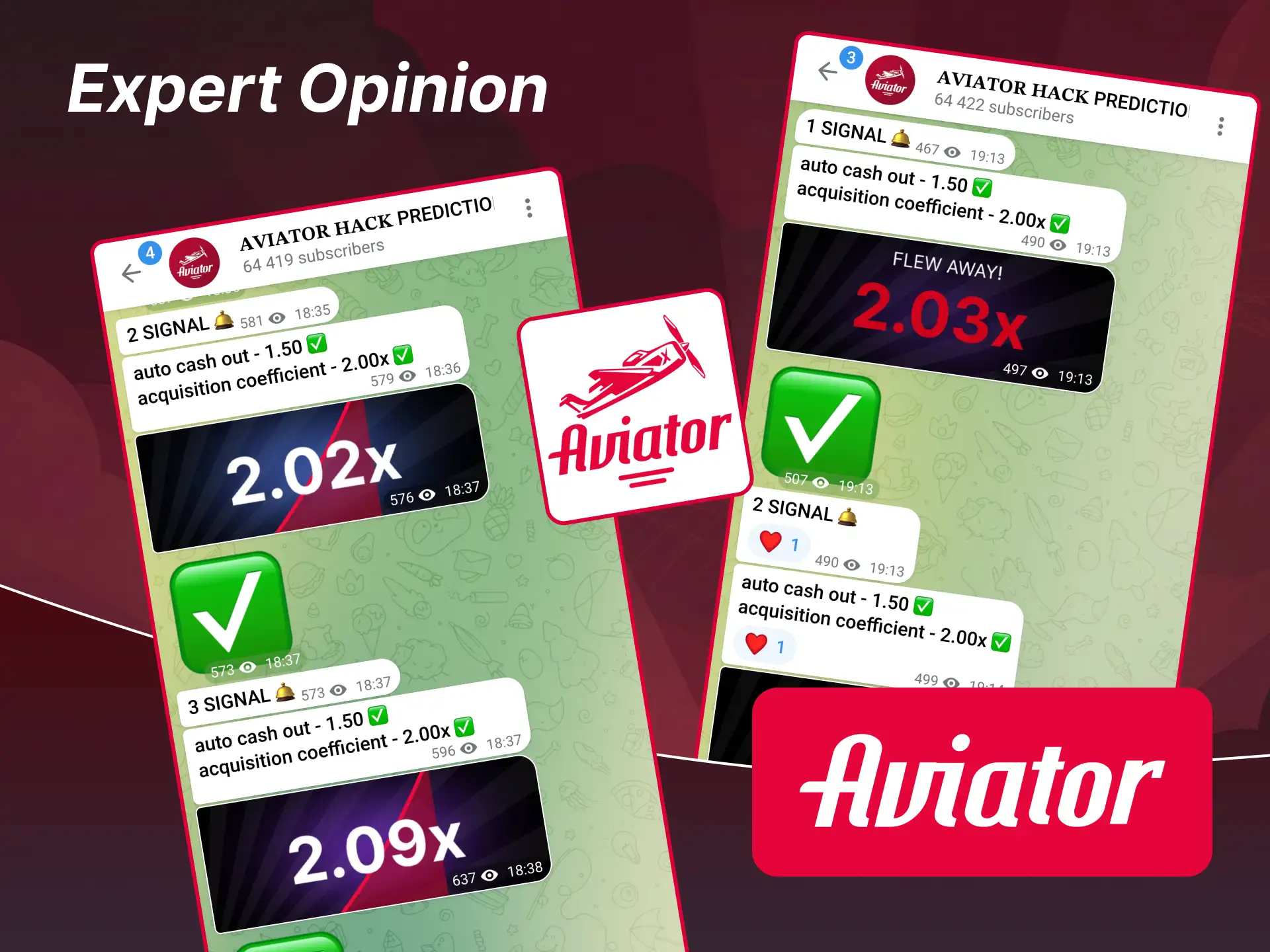 Expert opinion says Aviator signals are optional guidance.
